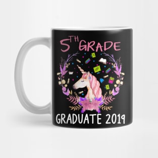 Kids 5th grade Graduate 2019 Unicorn Shirts for Girl Mug